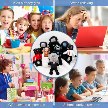 Funny Skibidi Toilet Plush That Looks Way Too Happy