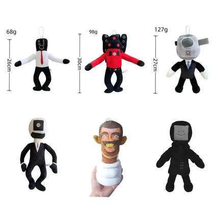 Funny Skibidi Toilet Plush That Looks Way Too Happy