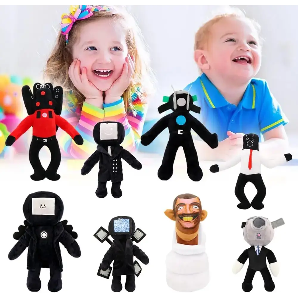 Funny Skibidi Toilet Plush That Looks Way Too Happy