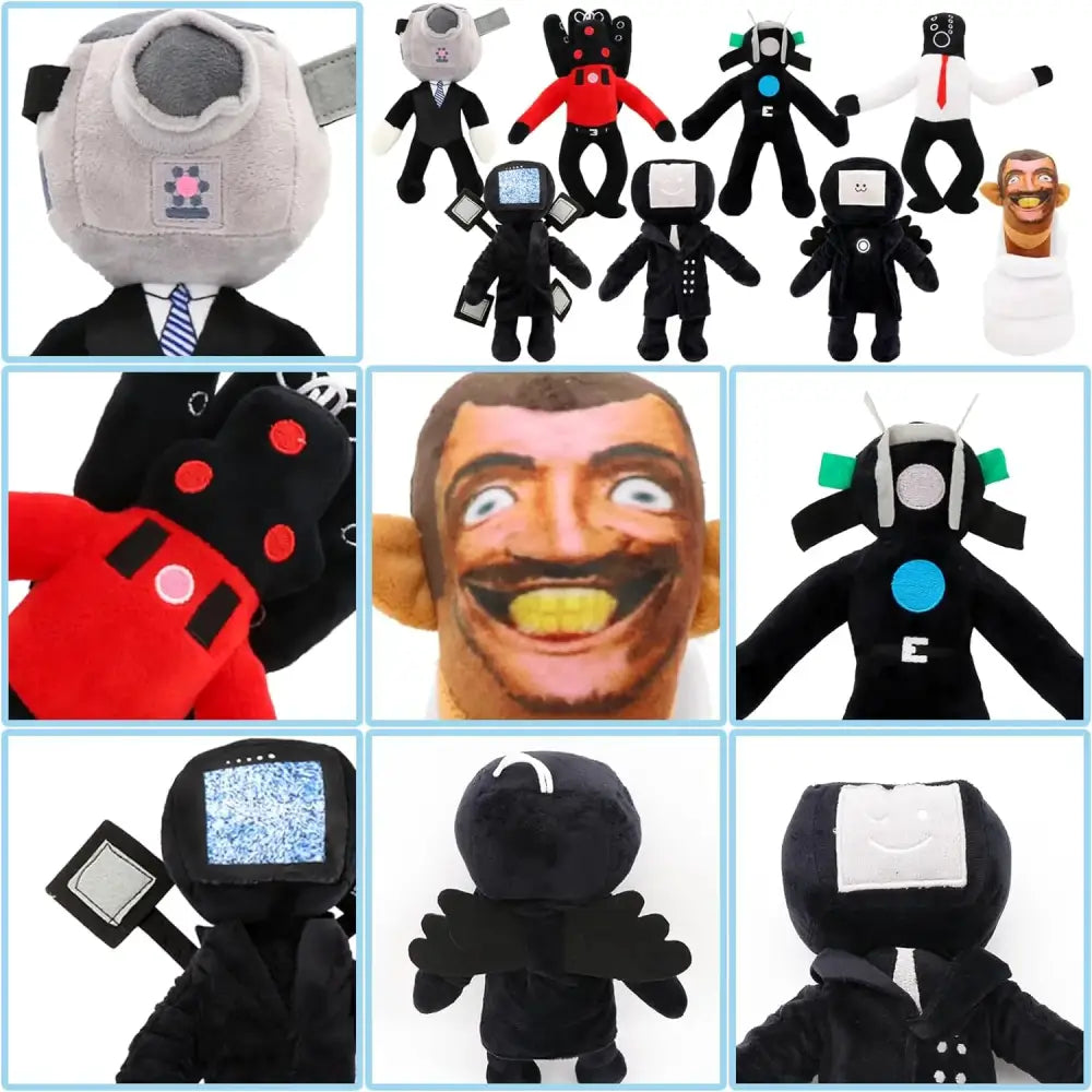 Funny Skibidi Toilet Plush That Looks Way Too Happy