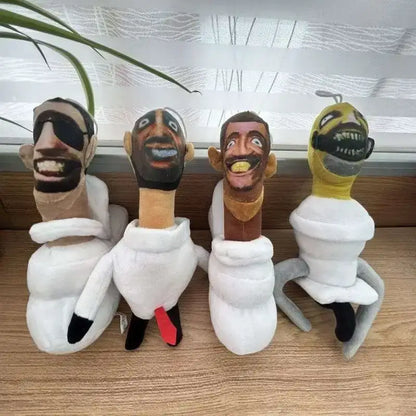 Funny Skibidi Toilet Plush That Looks Way Too Happy