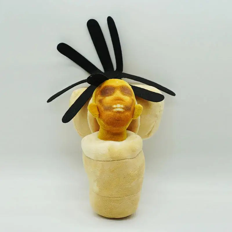 Funny Skibidi Toilet Plush That Looks Way Too Happy - A-021