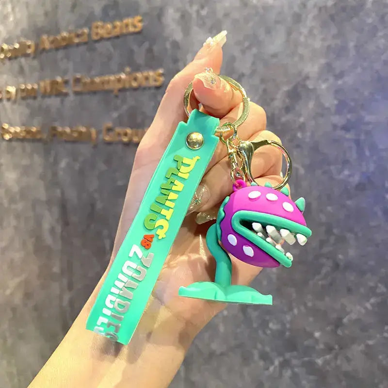 Funny Zombie Keychain for Gamer Gifts and Video Game Merchandise