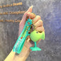 Funny Zombie Keychain for Gamer Gifts and Video Game Merchandise - G