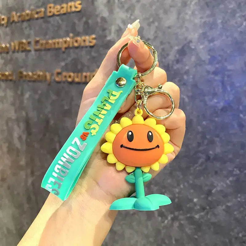 Funny Zombie Keychain for Gamer Gifts and Video Game Merchandise - H