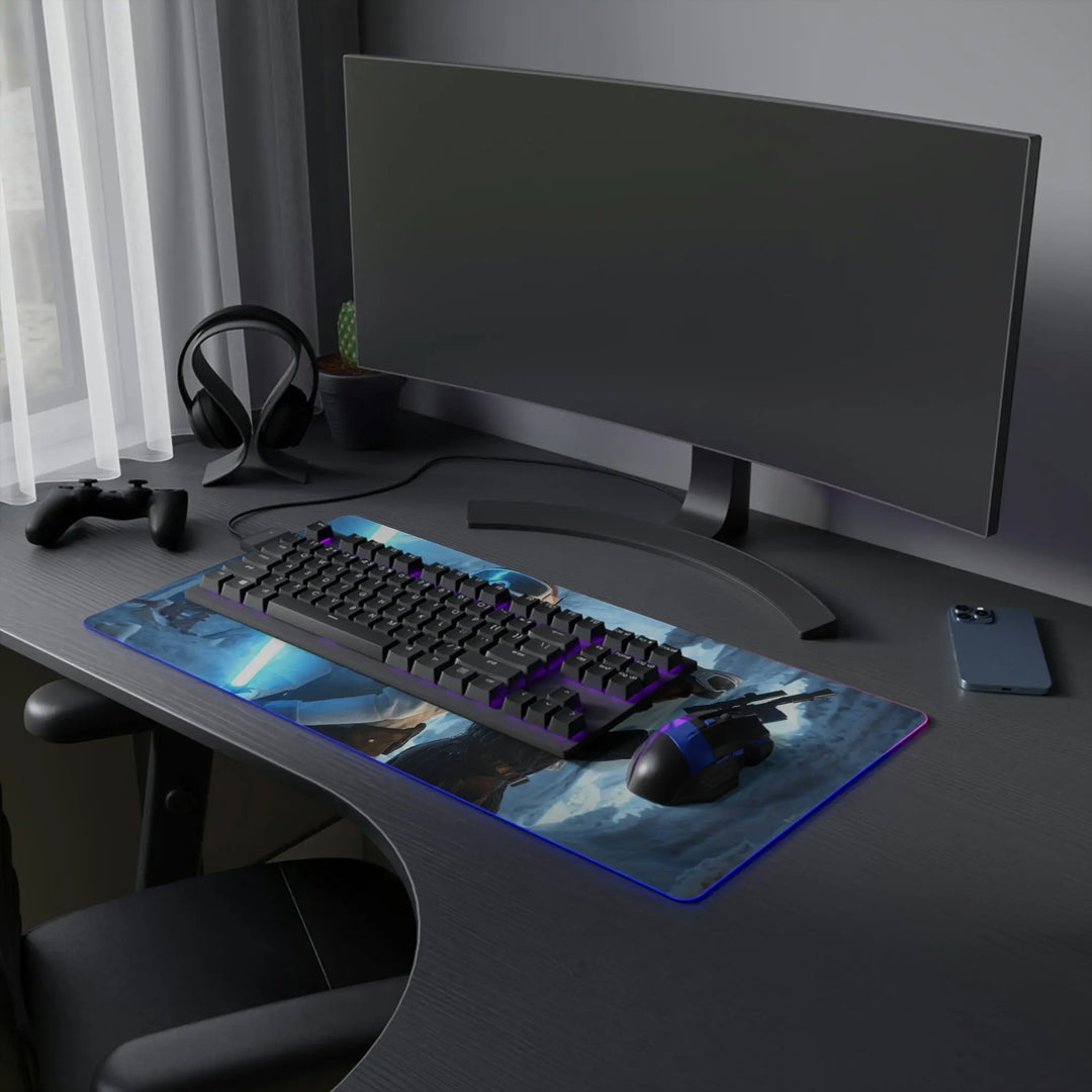 Futuristic Flux: RGB Mouse Pad for Gamers - Gapo Goods - Home Decor