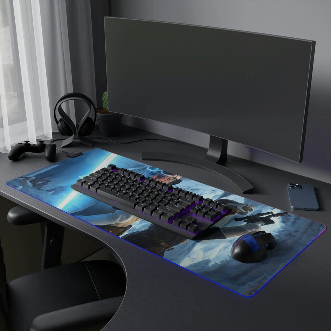 Futuristic Flux: RGB Mouse Pad for Gamers - Gapo Goods - Home Decor