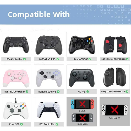 Skull Thumb Grip Caps – Silicone PS5 Controller Accessories | Non Slip Black Red Covers Gaming Accessories