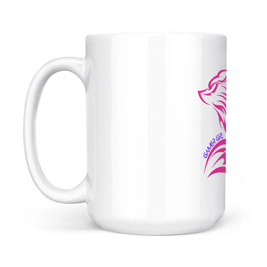 Gamer Girl Mug - White Edge - to - Edge Mug (NEW) - Gapo Goods - Drinkware