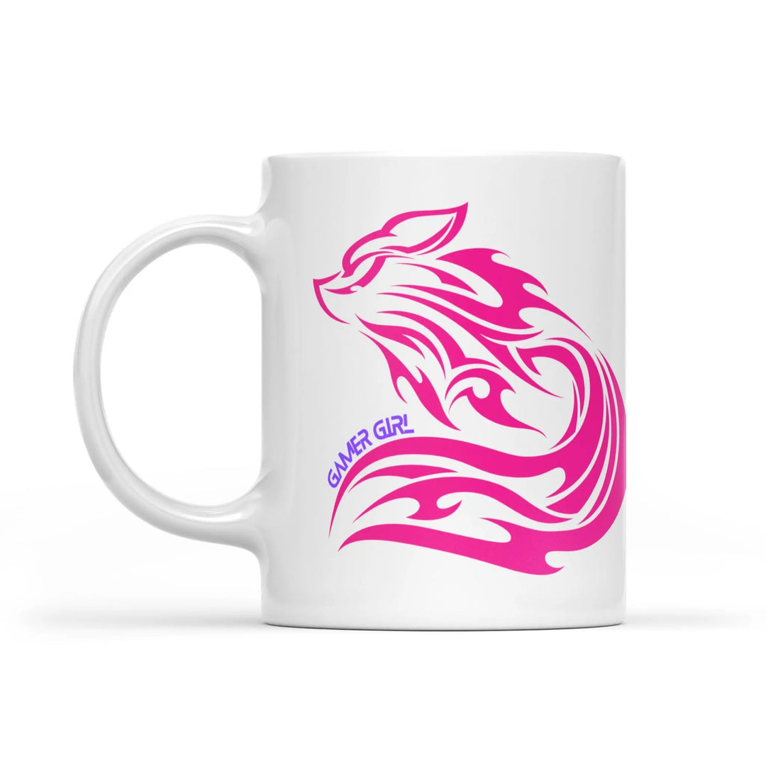 Gamer Girl Mug - White Edge - to - Edge Mug (NEW) - Gapo Goods - Drinkware