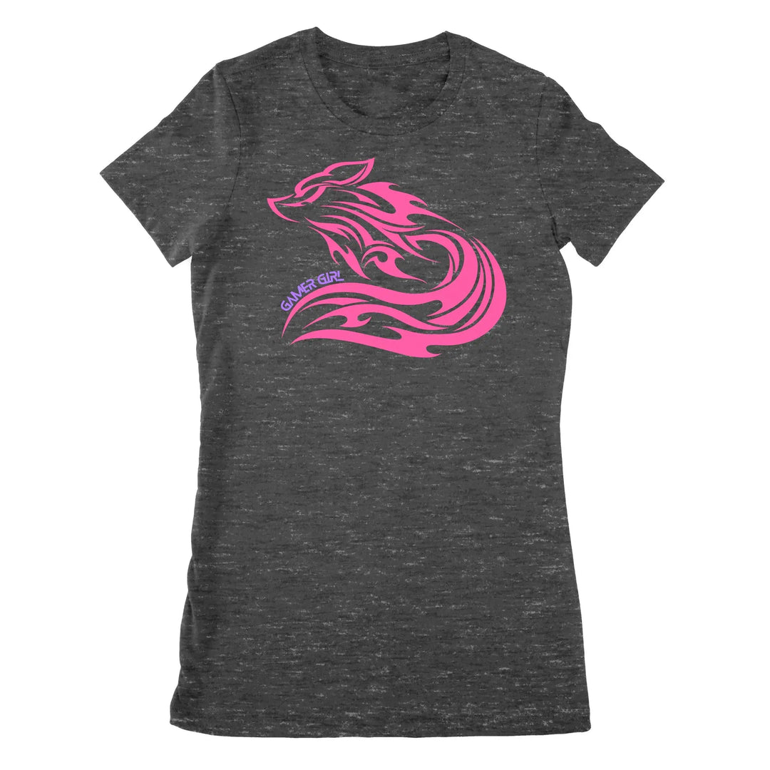 Gamer Girl Pink Fox - Premium Women's T - shirt - Gapo Goods - Shirt