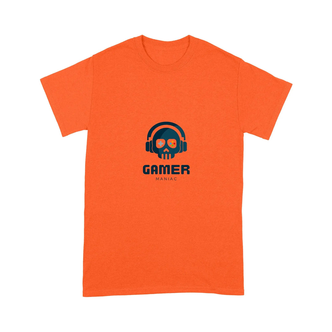 Gamer Skull logo gifts Maniac Shirt - Gapo Goods - 
