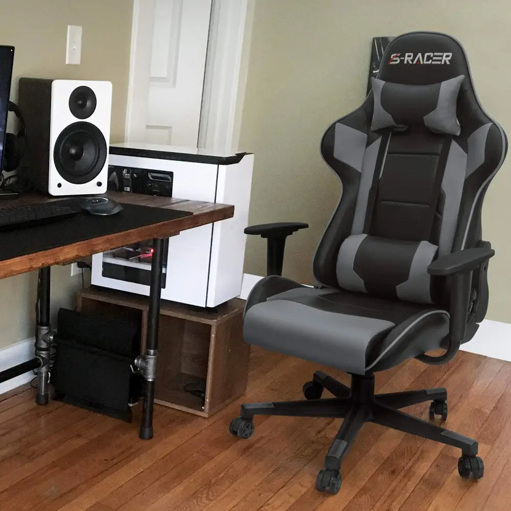 Homall Gaming Chair – Ergonomic Computer Chair with Lumbar Support & Headrest Pillow Gaming Accessories