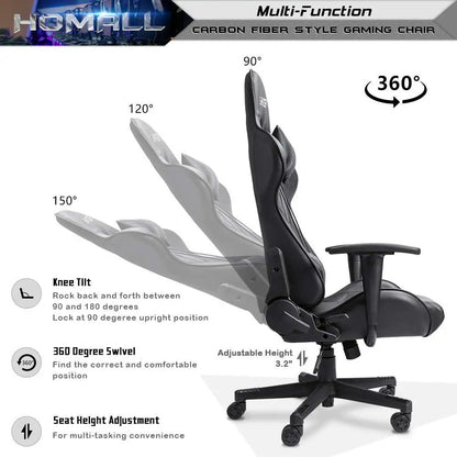 Homall Gaming Chair – Ergonomic Computer Chair with Lumbar Support & Headrest Pillow Gaming Accessories