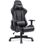 Homall Gaming Chair – Ergonomic Computer Chair with Lumbar Support & Headrest Pillow Dark Black Gaming Accessories