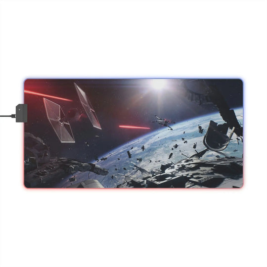 Gaming Mouse Pad Space X - Wing Space Junk - Gapo Goods - Home Decor