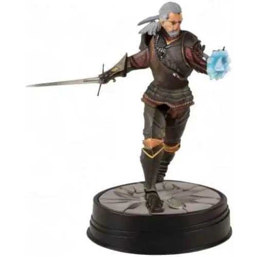 Witcher 3 Geralt Figure – Dark Horse Collectible Tourney Armor Statue 7.75 Inch Collectible