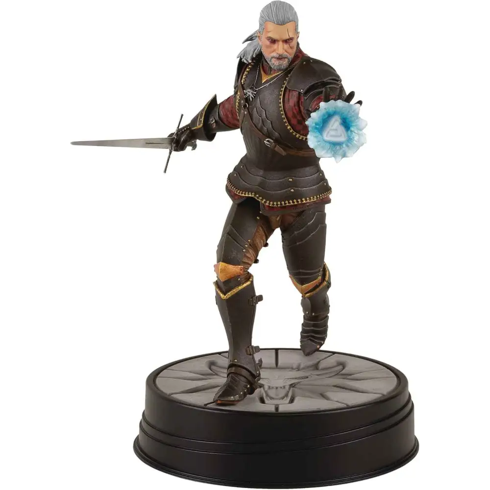 Witcher 3 Geralt Figure – Dark Horse Collectible Tourney Armor Statue 7.75 Inch Collectible