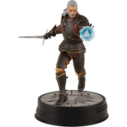 Witcher 3 Geralt Figure – Dark Horse Collectible Tourney Armor Statue 7.75 Inch Collectible