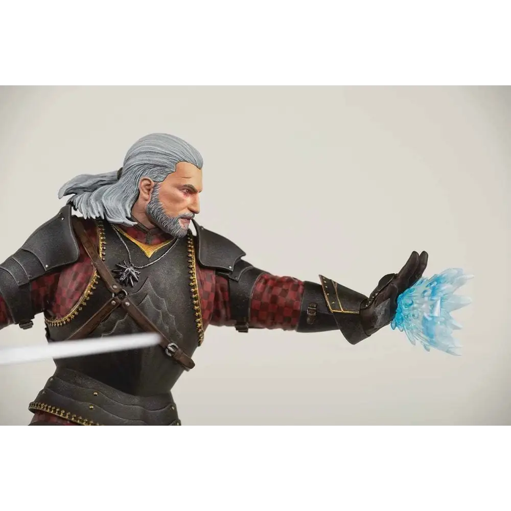Witcher 3 Geralt Figure – Dark Horse Collectible Tourney Armor Statue 7.75 Inch Collectible