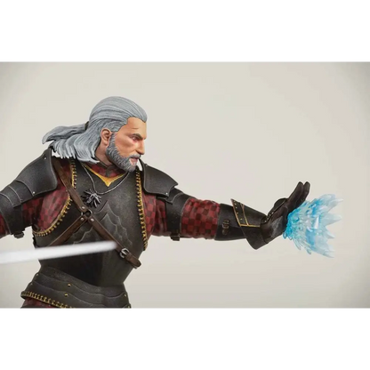 Witcher 3 Geralt Figure – Dark Horse Collectible Tourney Armor Statue 7.75 Inch Collectible