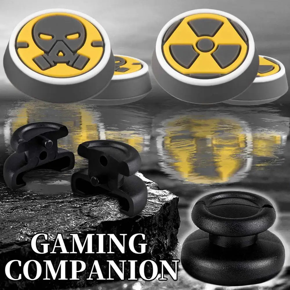 Thumbstick Extender for PS5 & PS4 Controllers - PlayRealm Ergonomic Grip Set x6 Gaming Accessories