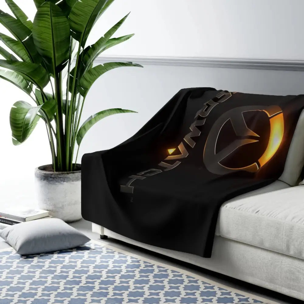 Overwatch Sherpa Blanket – Plush Cozy Fleece Throw for Ultimate Warmth 60" × 80" Blanket