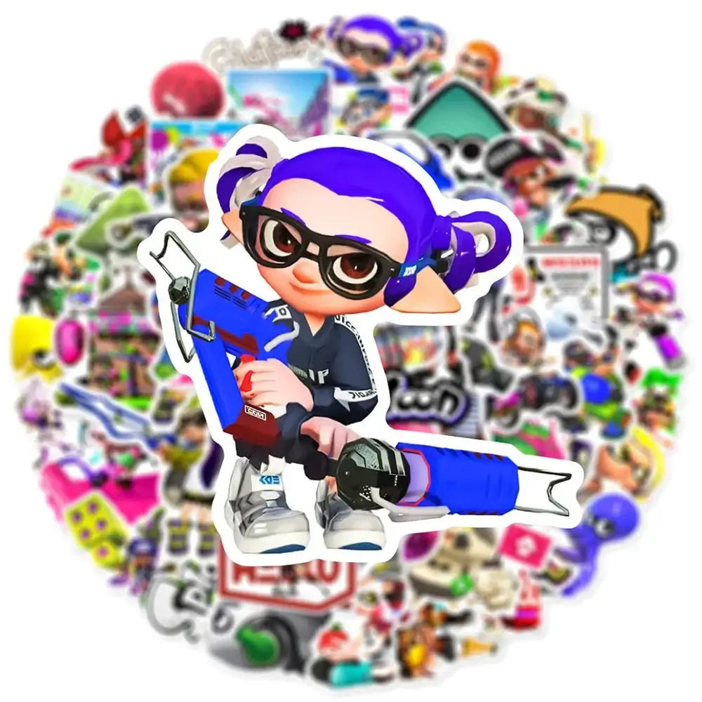 Splatoon Switch Stickers – Durable Vinyl Nintendo Switch Decals by Gapo Goods Paper products