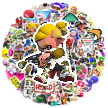 Splatoon Switch Stickers – Durable Vinyl Nintendo Switch Decals by Gapo Goods Paper products