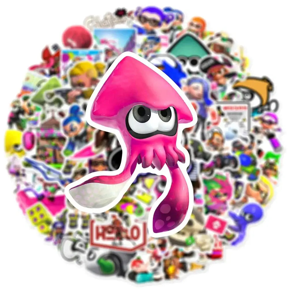 Splatoon Switch Stickers – Durable Vinyl Nintendo Switch Decals by Gapo Goods Paper products