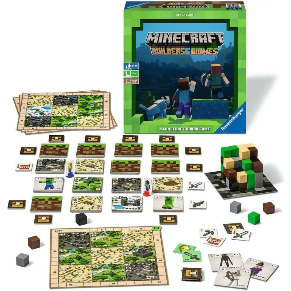 Minecraft Board Game - Ravensburger Strategy Board Game With Creative Building & Easy Setup Games