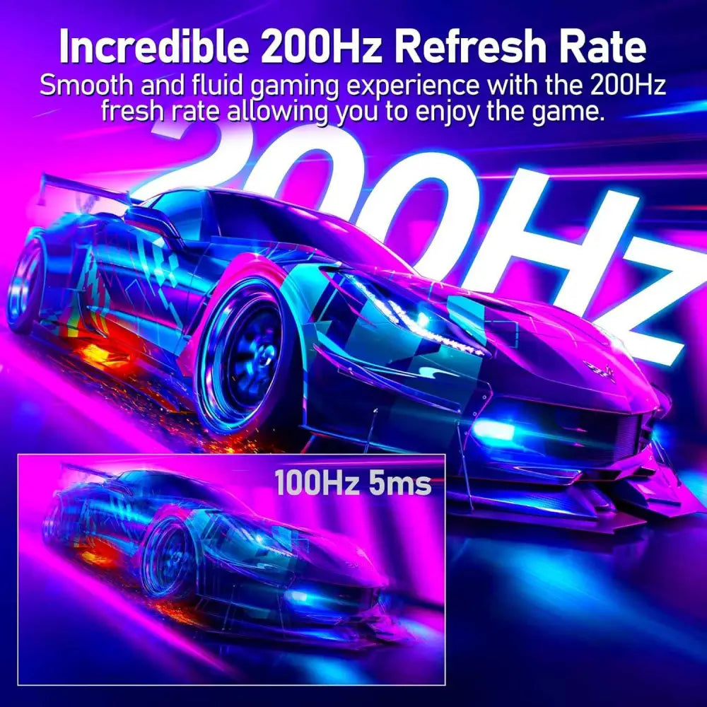 27 Inch Gaming Monitor - Curved FHD Display | 200Hz Refresh Rate | 1ms Response Time Gaming Accessories