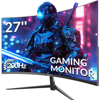 27 Inch Gaming Monitor - Curved FHD Display | 200Hz Refresh Rate | 1ms Response Time Gaming Accessories