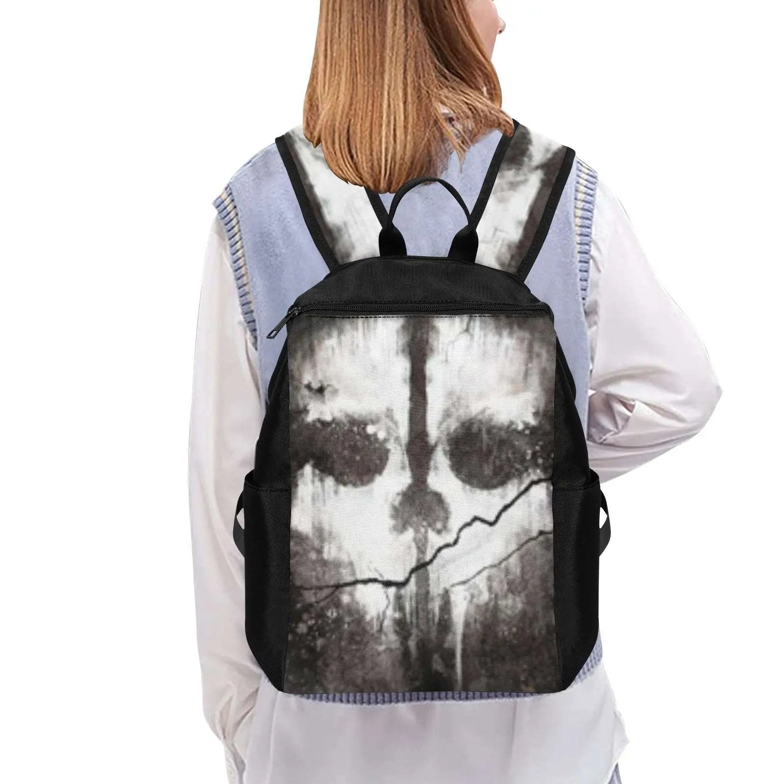 Ghosts Lightweight Casual Backpack (1730) - Gapo Goods - Bags