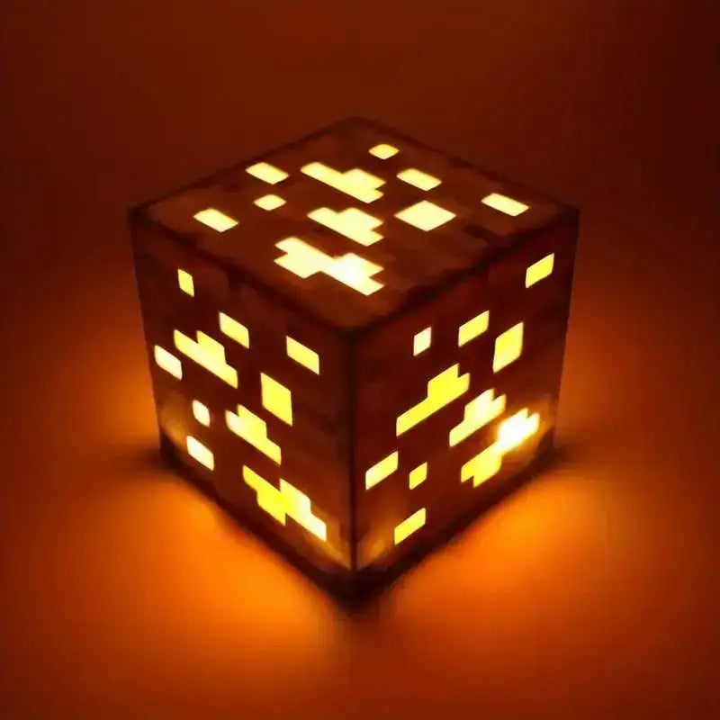 Upgraded Rechargeable Ore Lamp with Touch and Clap Features USB plug Golden 2PCS