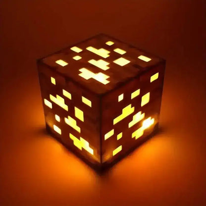 Upgraded Rechargeable Ore Lamp with Touch and Clap Features USB plug Golden 2PCS