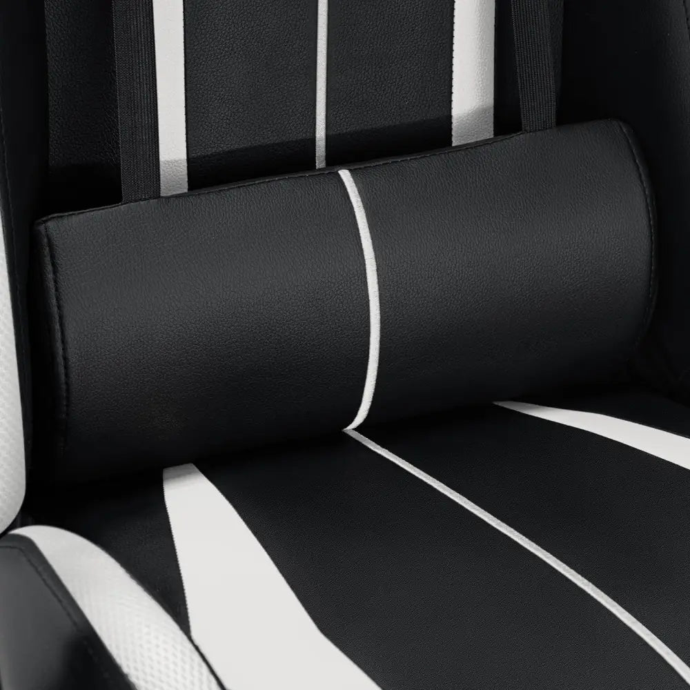 RGB Gaming Chair – Massage Gaming Chair with Bluetooth Speakers, Footrest & LED Lights Gaming Accessories