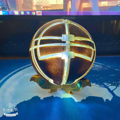 Glowing Apple of Eden with integrated LED lighting magic - With Box