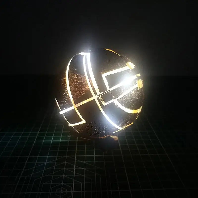 Glowing Apple of Eden with integrated LED lighting magic - With Box