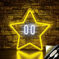 Star Neon Sign, Gaming Neon Sign for Game Room Decor, Man Cave, Kids Room,Super Star Gaming Wall Decor Gamer Gifts for Boys, Kids Default Title