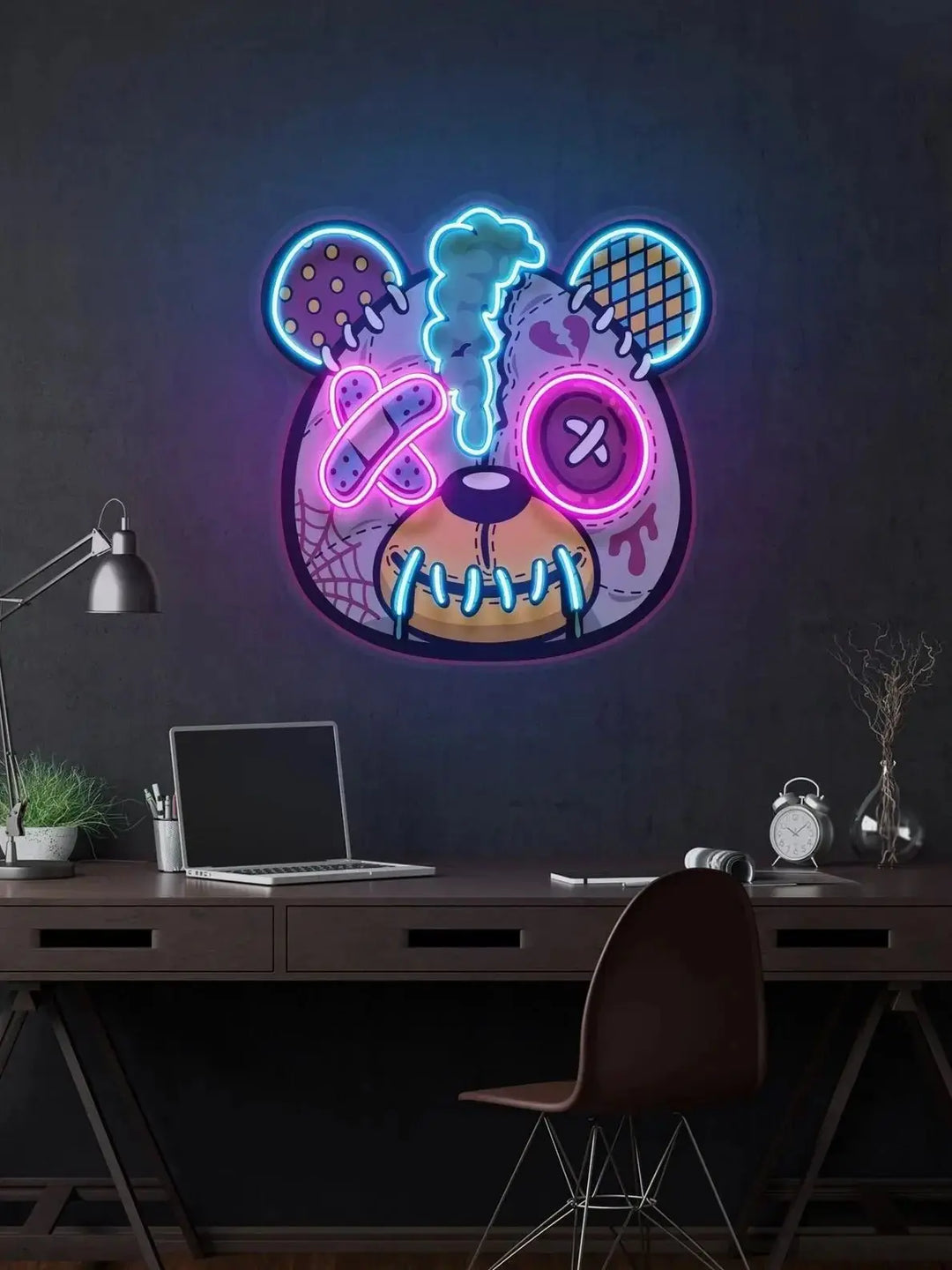 Glowing Nightmares: Five Nights at Freddy’s Neon Sign - Gapo Goods - Wall Art