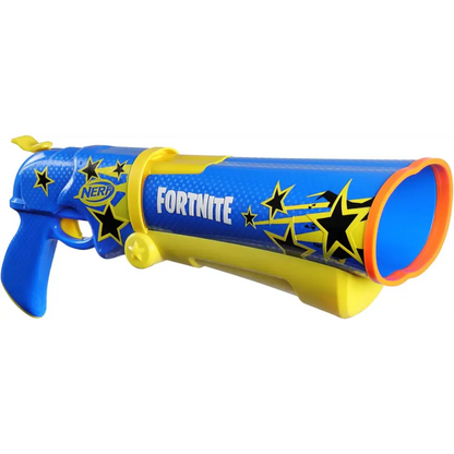 Nerf Fortnite Blaster – Half Tone Hero Wrap | Break Open Barrel, 12 Elite Darts Toy