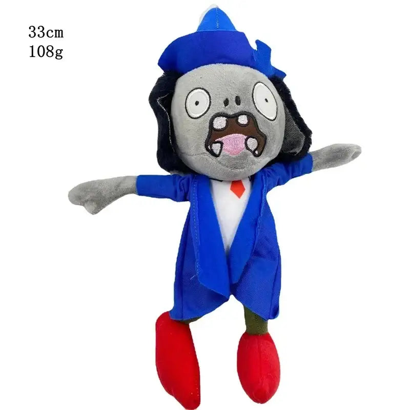 Goofy Zombies Plush for Gamer Gifts and Laughs - HotPink