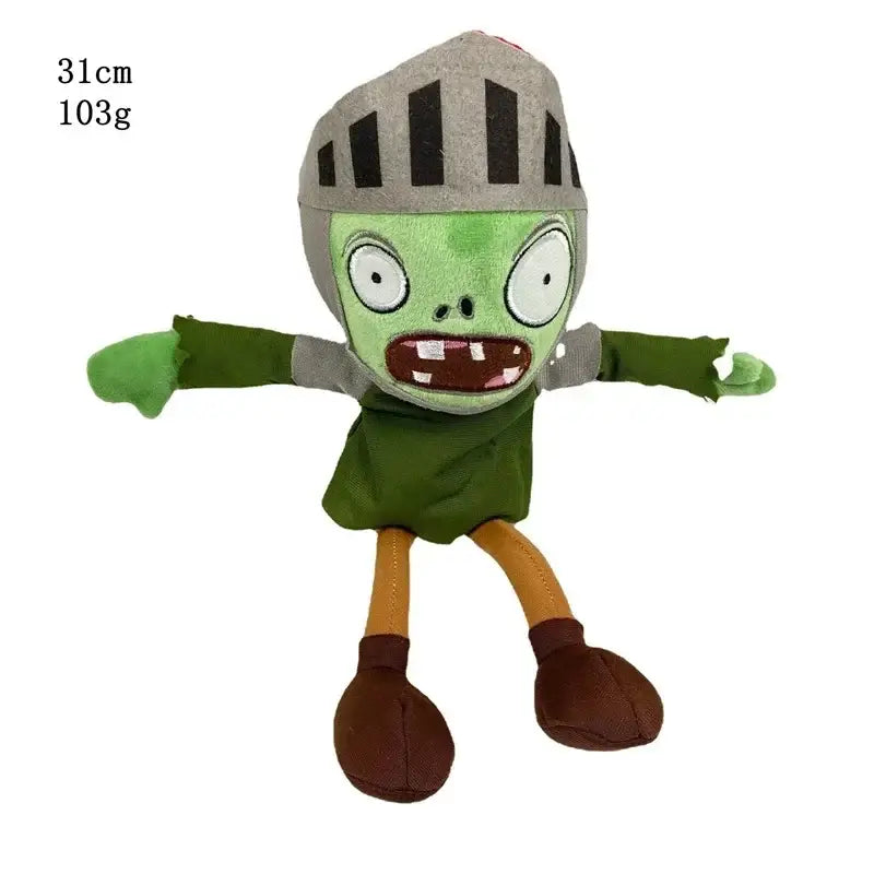 Goofy Zombies Plush for Gamer Gifts and Laughs - Silver