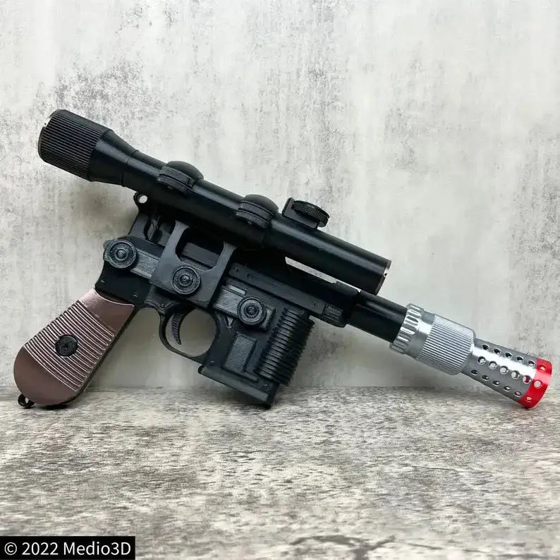 Han Solo Blaster – DL-44 Replica Blaster Toy Pistol | Star Wars Fan Gift Collectible