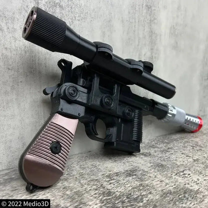 Han Solo Blaster – DL-44 Replica Blaster Toy Pistol | Star Wars Fan Gift Collectible