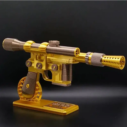 Han Solo Blaster – DL-44 Replica Blaster Toy Pistol | Star Wars Fan Gift Gold Collectible