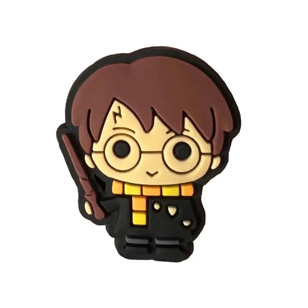 Harry Potter Shoe Charms - Anime Shoe Accessories for Boys - Sandals Garden Shoe Buckle - PVC DIY Wrist Strap Buckle - Gapo Goods - Accessories