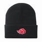 Hat Anime Akatsuki Naruto Red Cloud Embroidery Beanie - Gapo Goods - 