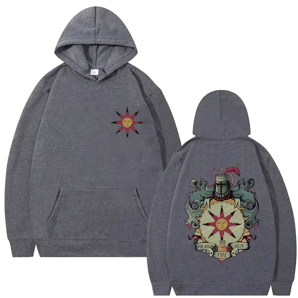 Hip Hop Hoodie With Chill Vibes And Perfect Sleeve Length - dark grey / S